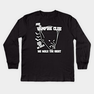 Vampire Club Kids Long Sleeve T-Shirt